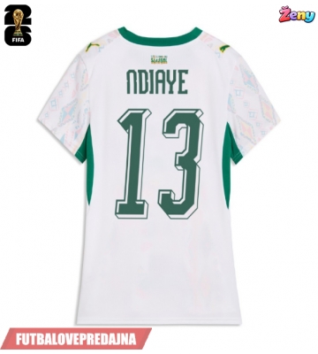 Lacne Ženy Futbalové dres Senegal Iliman Ndiaye #13 MS 2026 Krátky Rukáv - Domáci